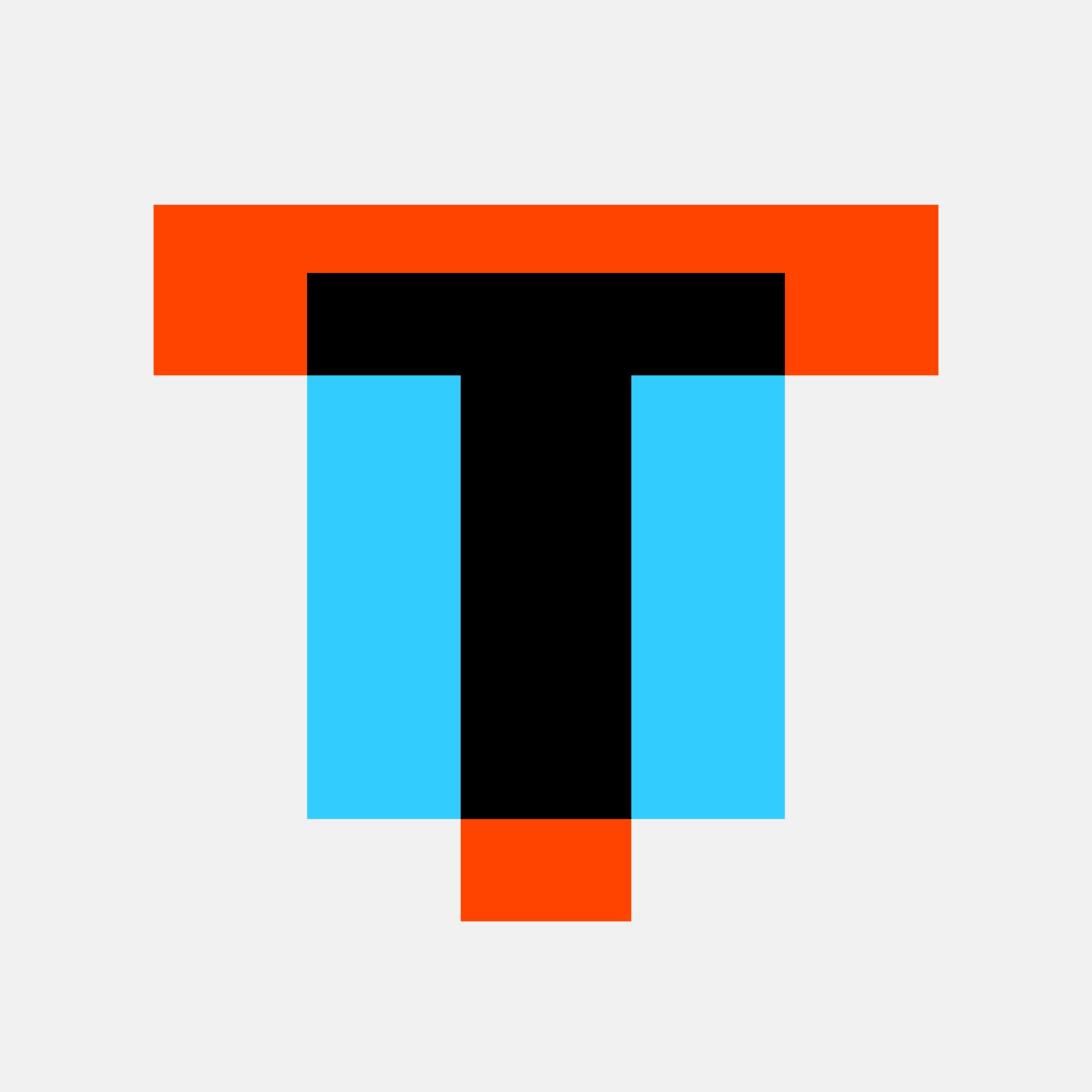 Заглавная буква Т в логотипе